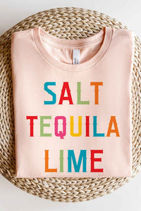 SALT TEQUILA LIME GRAPHIC T-SHIRT