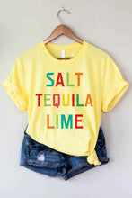 Load image into Gallery viewer, SALT TEQUILA LIME GRAPHIC T-SHIRT