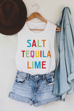 Load image into Gallery viewer, SALT TEQUILA LIME GRAPHIC MUSCLE TANK