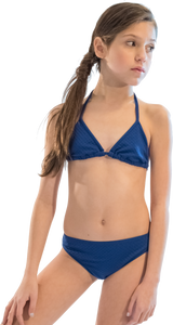Cheryl Kids Electric Blue Triangle Bikini