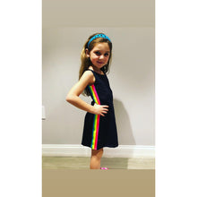 Load image into Gallery viewer, Dori Creations Black Neon Striped Dress