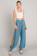 Load image into Gallery viewer, Cotton Bleu by Nu Label Striped Smocked Cover Up Pants