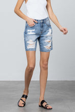 Load image into Gallery viewer, DISTRESSED PREMIUM BERMUDA SHORTS