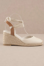 Load image into Gallery viewer, D-ALONDRA-ESPADRILLE, LACE UP, WEDGE