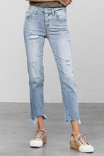 Load image into Gallery viewer, MID WAIST STRAIGHT JEANS