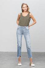 Load image into Gallery viewer, MID WAIST STRAIGHT JEANS