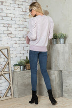 Load image into Gallery viewer, Soft Cozy Brushed Puff Sleeve Top