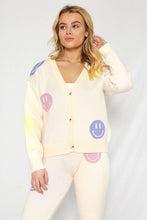 Load image into Gallery viewer, Smiley Sweater Cardigan