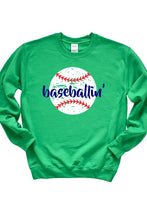 Load image into Gallery viewer, Baseballin Sweatshirt
