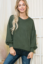 Load image into Gallery viewer, Lace Bottom Light Sweater Knit