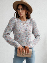 Load image into Gallery viewer, Women&#39;s Long Sleeve Round Neck Sweater