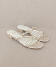 Load image into Gallery viewer, OASIS SOCIETY Ada - Delicate Knotted Flat Sandal
