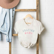 Load image into Gallery viewer, Praying Mama V-Neck Graphic Tee