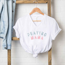 Load image into Gallery viewer, Praying Mama V-Neck Graphic Tee