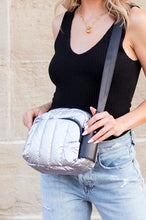 Load image into Gallery viewer, River Metallic Puffer Crossbody