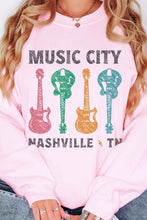Load image into Gallery viewer, MUSIC CITY TENNESSEE OVERSIZED SWEATSHIRT