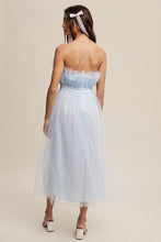 Load image into Gallery viewer, Paper Bag Frill Tulle Maxi Dress