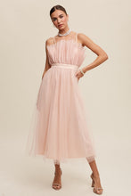 Load image into Gallery viewer, Paper Bag Frill Tulle Maxi Dress