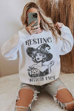 Load image into Gallery viewer, RESTING WITCH HALLOWEEN OVERSIZED SWEATSHIRT