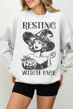 Load image into Gallery viewer, RESTING WITCH HALLOWEEN OVERSIZED SWEATSHIRT