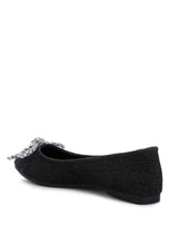 Load image into Gallery viewer, Ellerby Embellished Bow Detail Ballet Flats