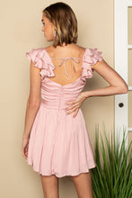 Load image into Gallery viewer, Ruffled Surplice Mini Dress