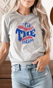 Tis The Season Baseball PLUS SIZE Graphic Tee