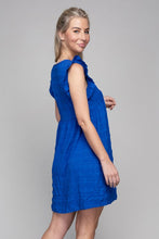 Load image into Gallery viewer, Ruffle Trim Sleeve Dress