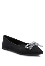 Load image into Gallery viewer, Ellerby Embellished Bow Detail Ballet Flats