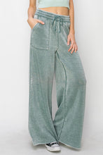 Load image into Gallery viewer, High Rise Wide Leg Drawstring Pants