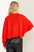 Load image into Gallery viewer, Cute Mood Crop Shoulder Cropped Cardigan Sweater