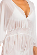 Load image into Gallery viewer, Relaxing light see through cover up romper