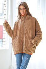 Load image into Gallery viewer, Washed Soft Comfy Quilting Zip Closure Jacket