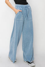 Load image into Gallery viewer, High Rise Wide Leg Drawstring Pants