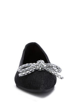 Load image into Gallery viewer, Ellerby Embellished Bow Detail Ballet Flats