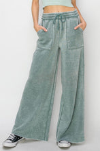 Load image into Gallery viewer, High Rise Wide Leg Drawstring Pants