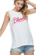 Load image into Gallery viewer, Blondie Graphic Tank Top