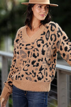 Load image into Gallery viewer, Leopard Pattern Sweater