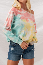 Load image into Gallery viewer, Trend Notes Tie-Dye Drop Shoulder Sweatshirt
