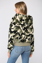 Load image into Gallery viewer, FATE Sherpa Camo Bomber Jacket