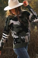 Load image into Gallery viewer, Wanna B Camouflage Knit Sweater