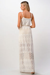 Aztec Embroidered Maxi Dress