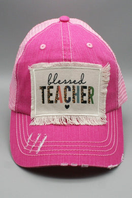 Blessed Teacher Patch Hat