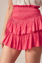Load image into Gallery viewer, SMOCKING SKIRT WITH SHORTS