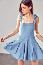 Load image into Gallery viewer, Oh So Flirty Denim Dress