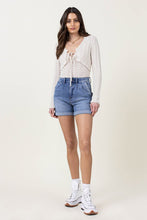 Load image into Gallery viewer, DENIM SHORTS W PIN TUCK DETAIL