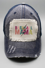 Load image into Gallery viewer, Floral Baseball Mama Bolt Patch Trucker Hat