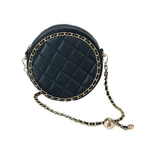 Load image into Gallery viewer, ROUND QUILTED CROSSBODY BAG