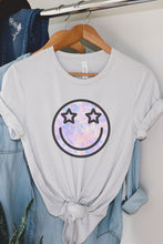 Load image into Gallery viewer, Tie Dye Smiley Graphic Tee