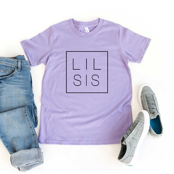 Lil Sis Square Youth Graphic Tee